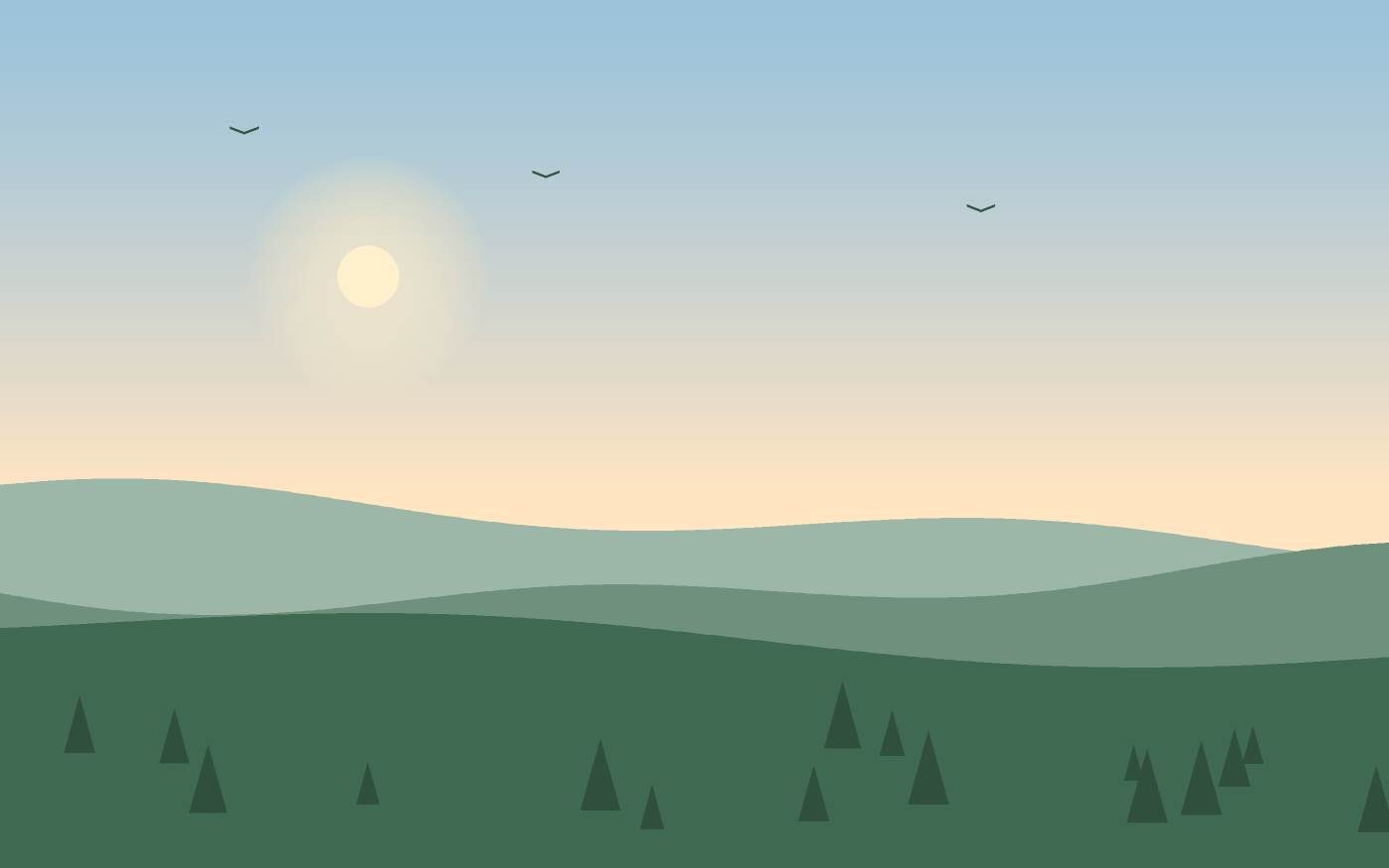 Landschapsillustratie