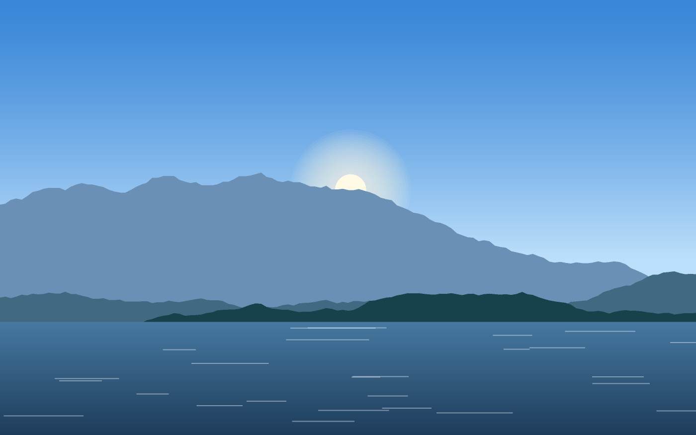 Landschapsillustratie
