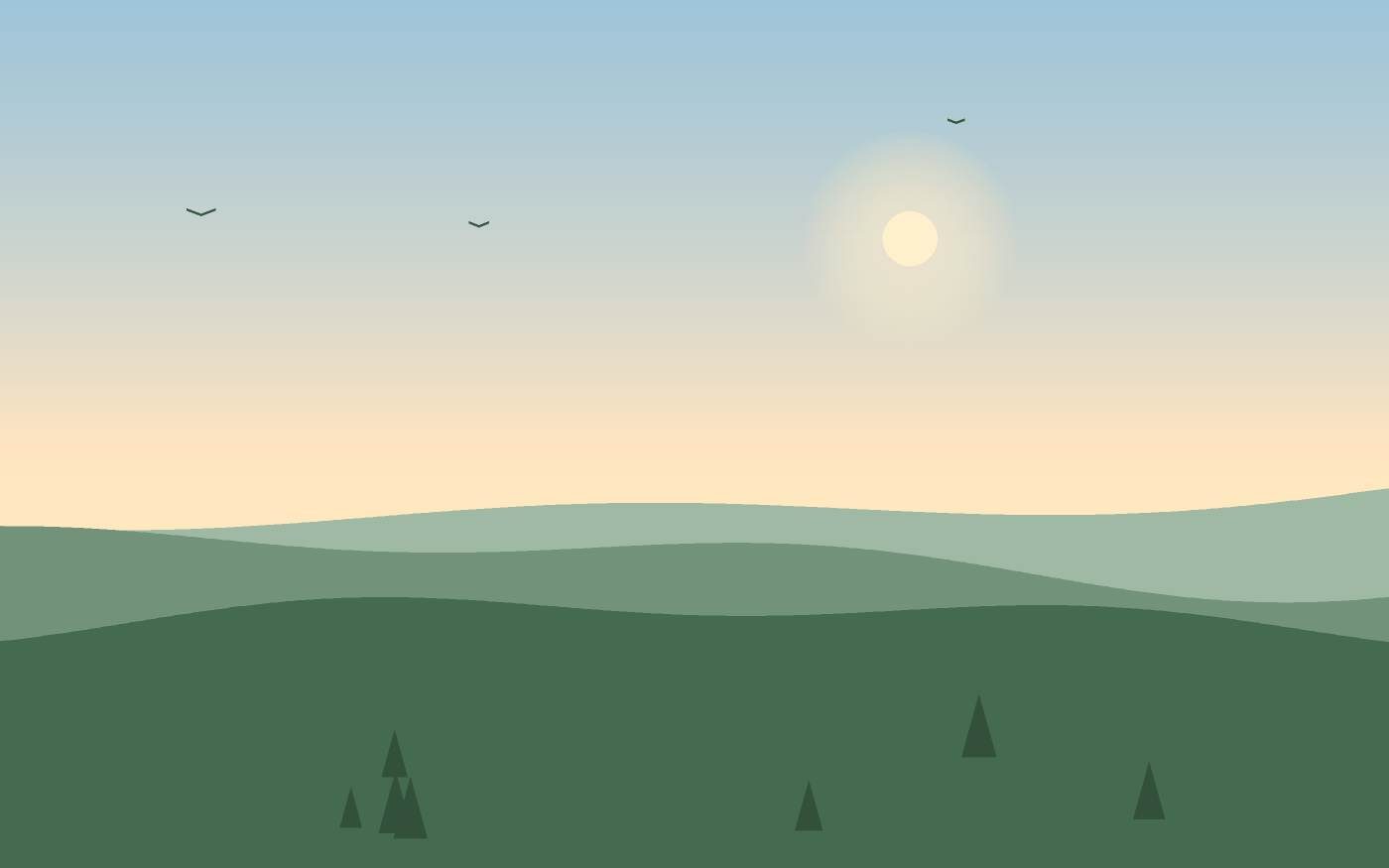 Landschaftsillustration