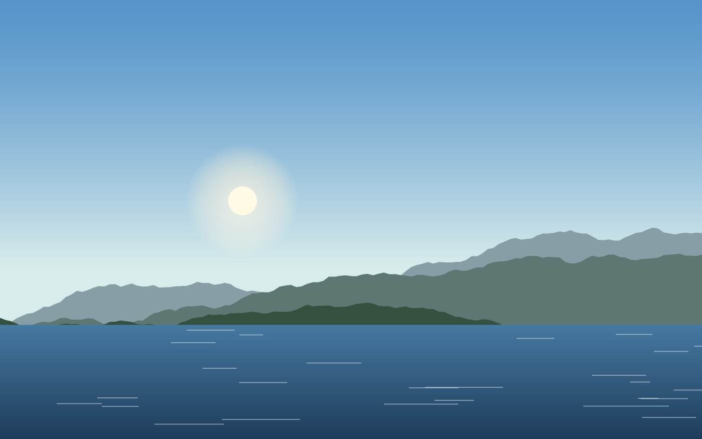 Landschapsillustratie