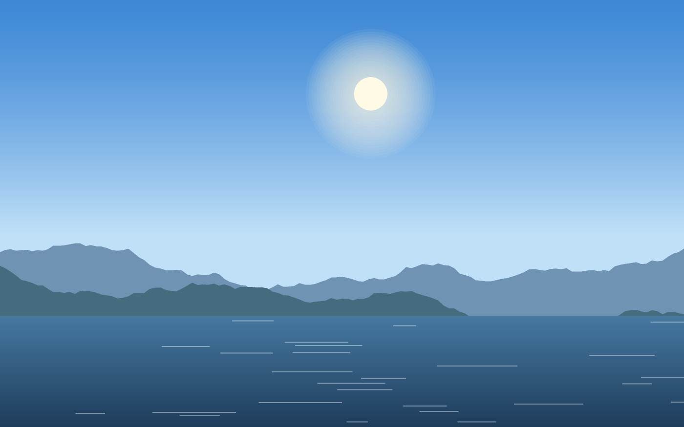 Landschapsillustratie
