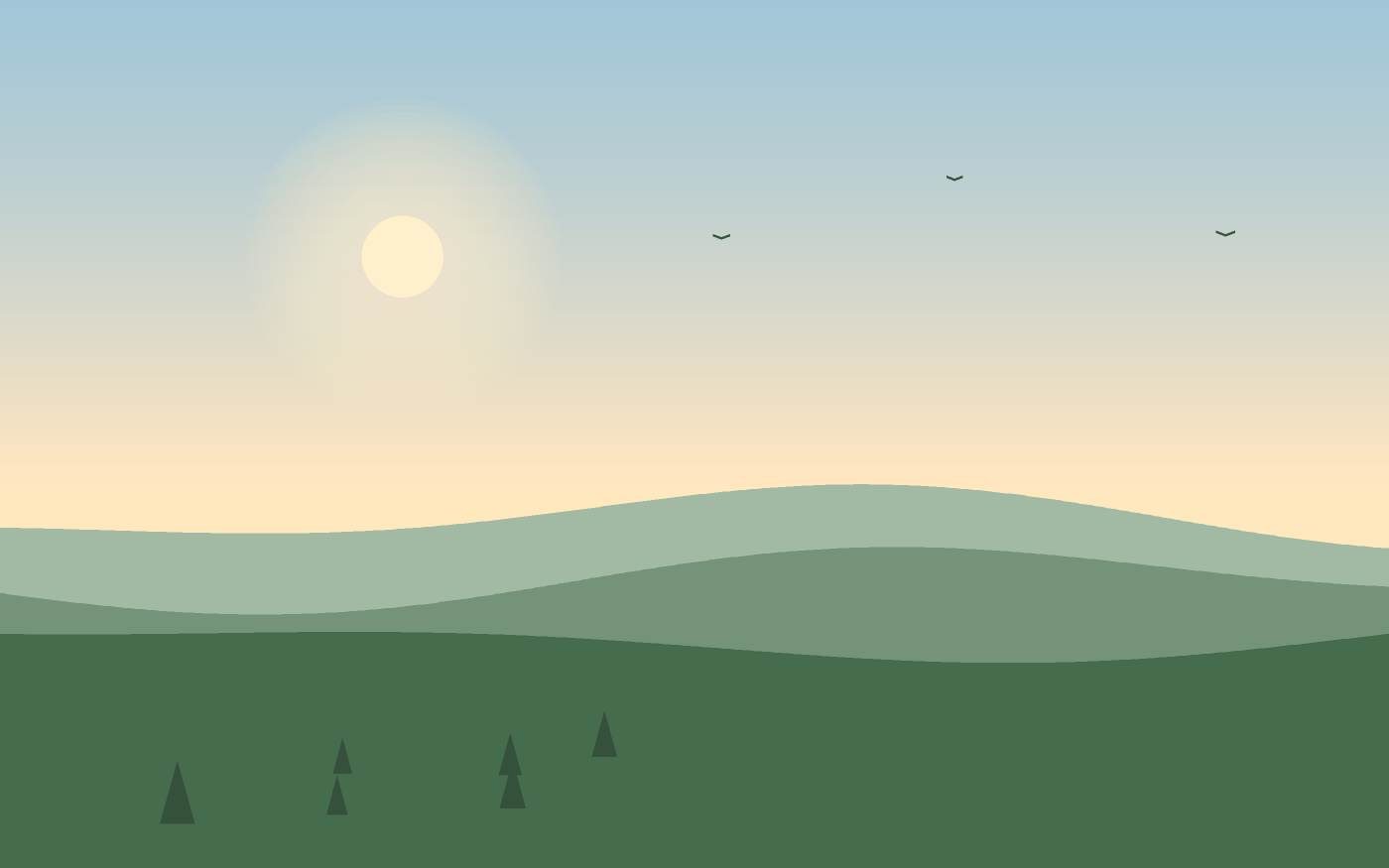 Ilustracja krajobrazu