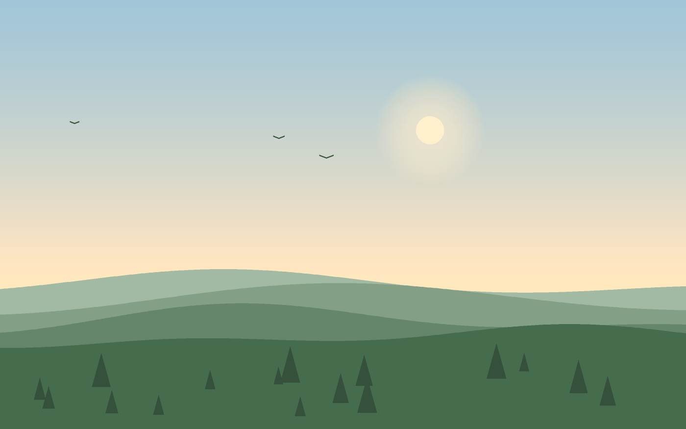 Ilustracja krajobrazu